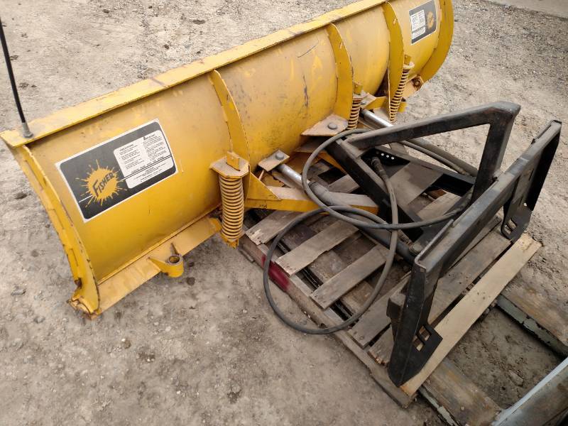 Fisher 7 12 Skid Loader Snow Plow...