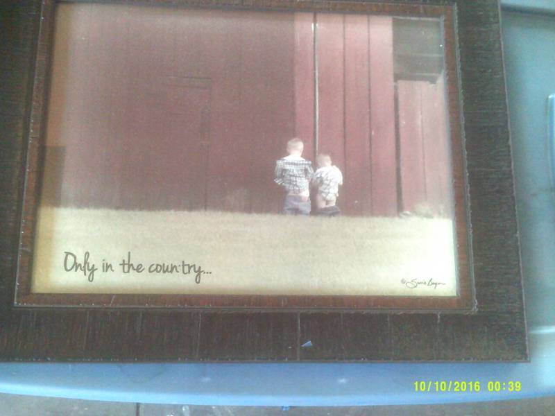 ONLY IN THR COUNTRY PAINTING