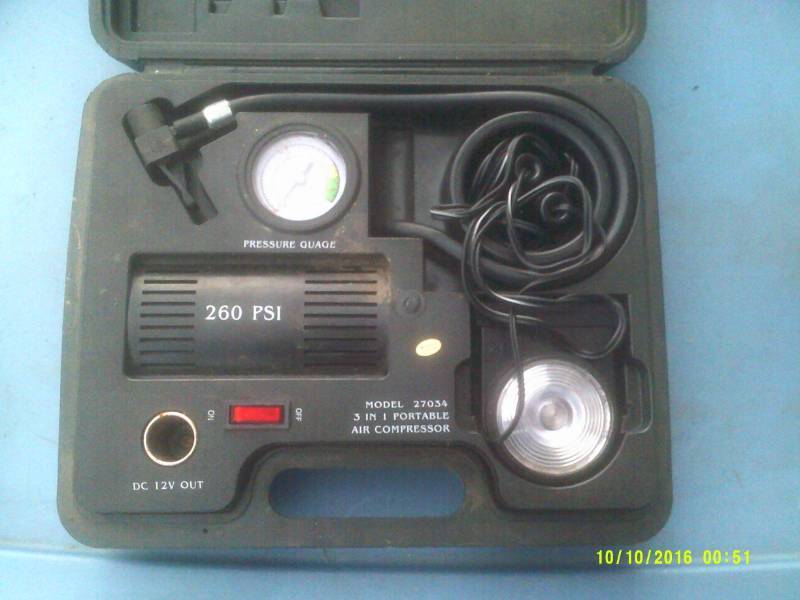 250 PSI PORTABLE AIR COMPRESSER