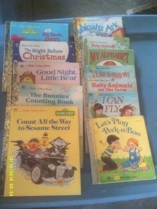12 LIL GOLDEN BOOKS