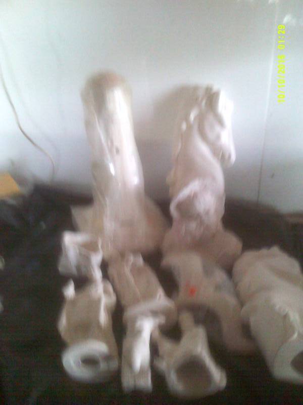 CLAY STATUES