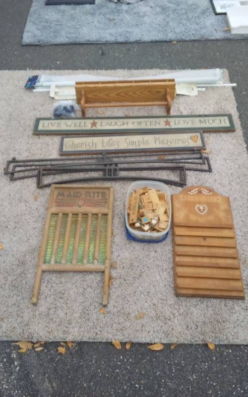 Wash Board, Wall Decor, Curtain Rods, Perpetual Calendar