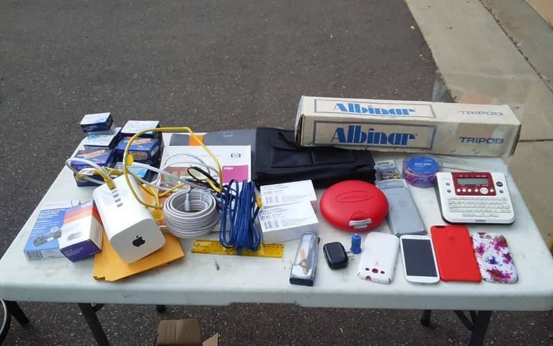 Tri-Pod, Apple Dock, Office Supplies, Samsung Cell Phone, Texas Instruments Calculator 30xIIB