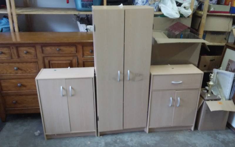 3-Natural Tone Cabinets