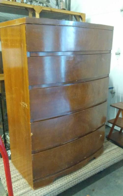 Vintage 5-Drawer Chest 33x19x49 (Matches Lot #58)