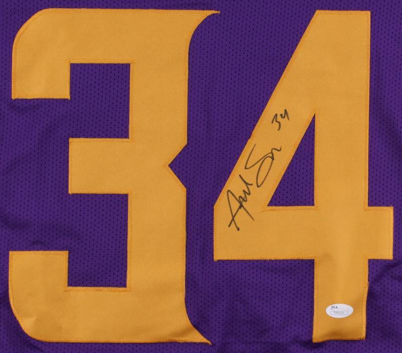 lot 9 image: Andrew Sendejo Signed Special Edition Color Rush Jersey (JSA COA)