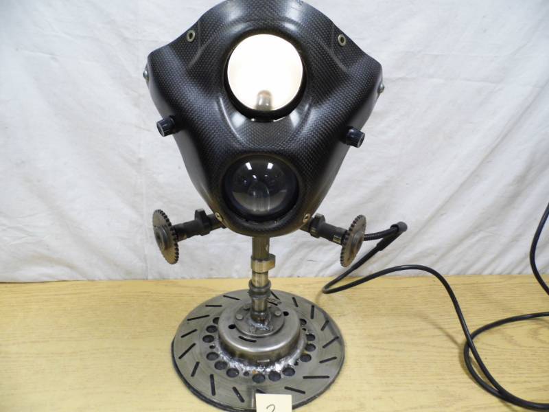lot 3 image: Light Made from AutoMotorcycle Parts