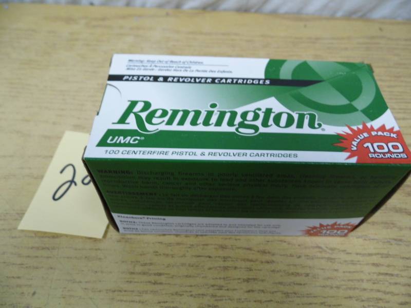 lot 22 image: Remington 9mm Luger Ammo