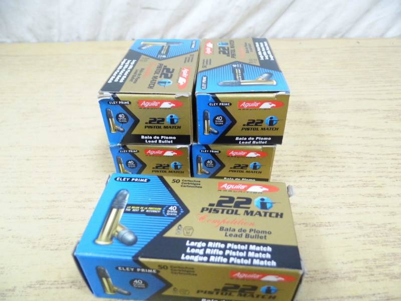 lot 25 image: Lot of 5 - Agulla 22 Ammo