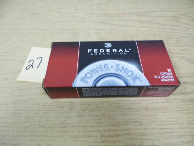 lot 27 image: Federal 3030 Win Ammo