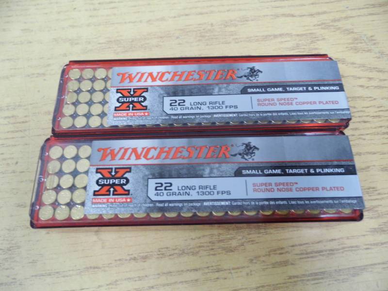lot 30 image: Lot of 2 - Winchester 22 LR Ammo