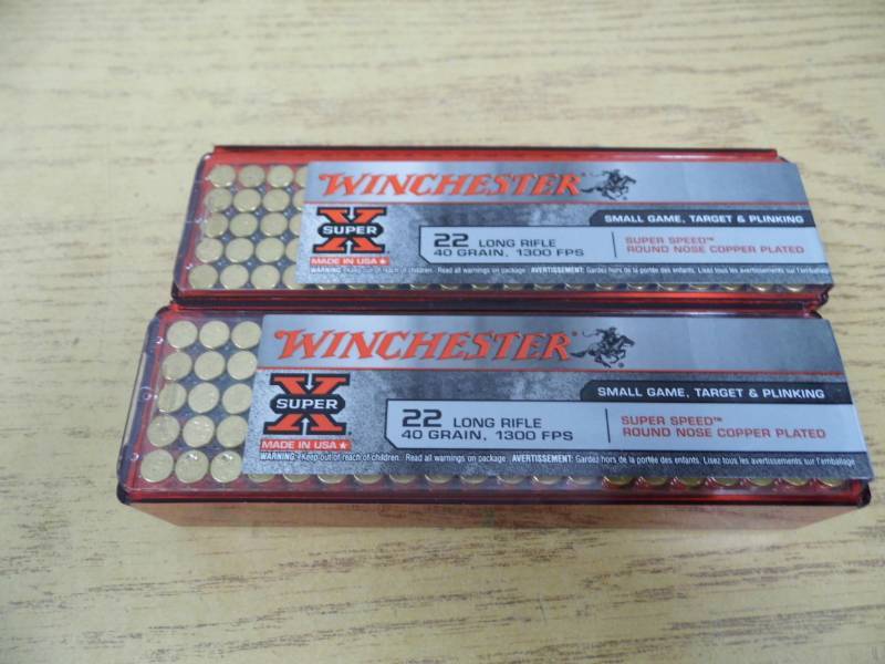 lot 31 image: Lot of 2 - Winchester 22 LR Ammo