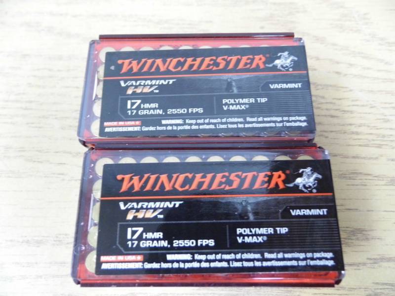 lot 34 image: Lot of 2 - Winchester Varmint Ammo