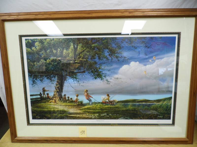 lot 54 image: Spring Fever - Terry Redlin