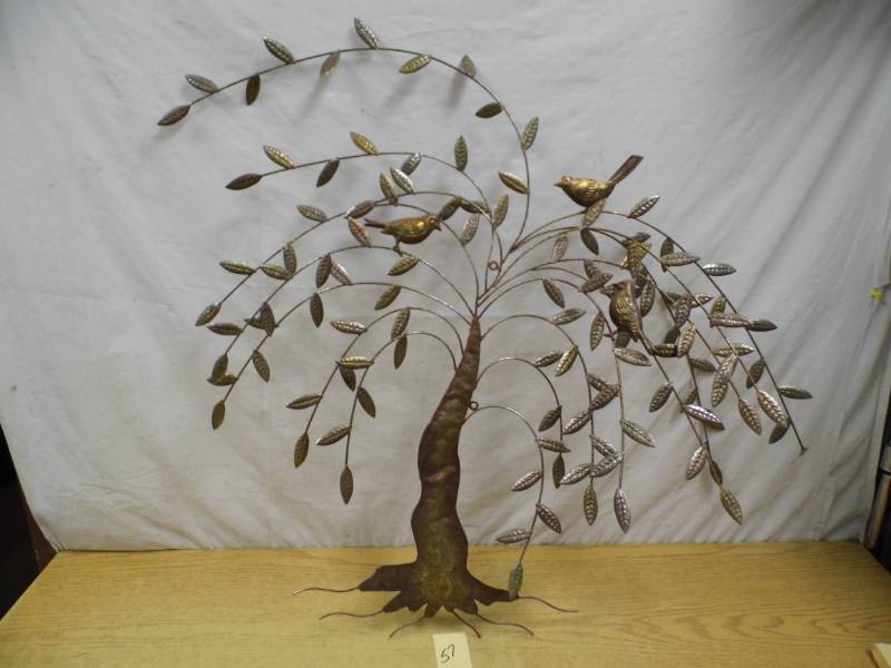 lot 57 image: Metal Tree