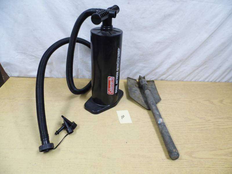lot 100 image: Coleman Pump - Foldable Shovel