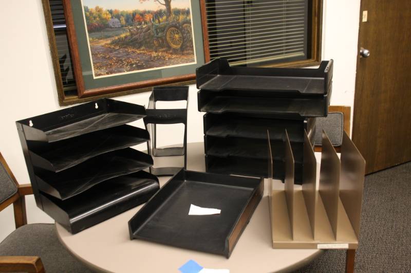 Miscs Office Decor, Print, with 5 Different File Holders