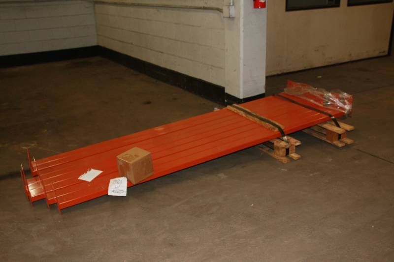 Lot of 8 - 8 Foot Racking Rails Room 13