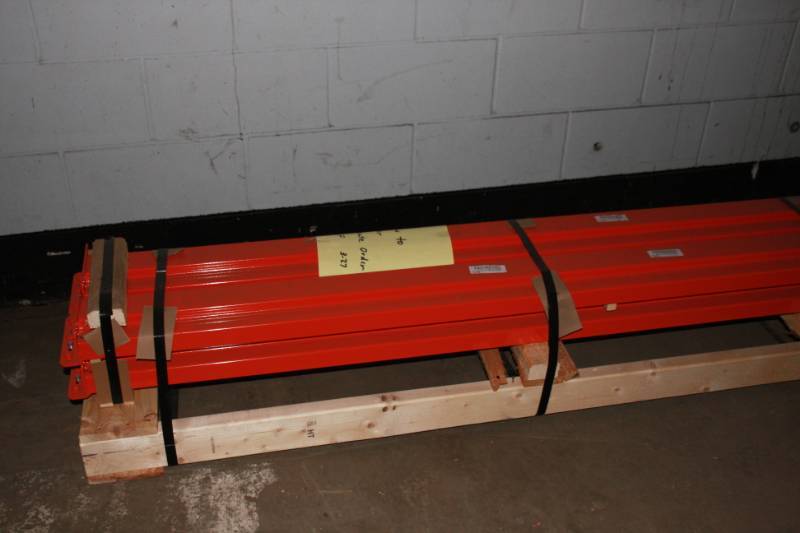 Lot of 4 - 8 Foot Racking Rails Room 13