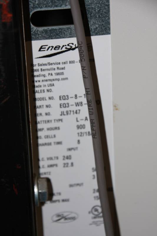Fork Lifter battery Charger Runs Room 14