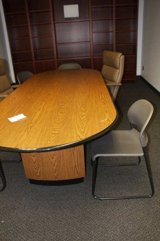 Conference Table 110 x 48 with 6 Chairs Room 18