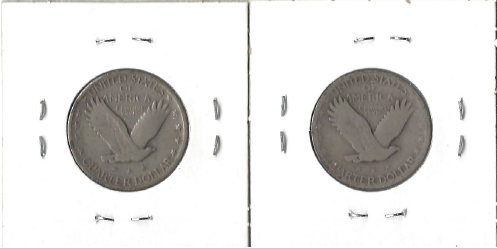 Two Standing Liberty Quarters - 1926 & 1930
