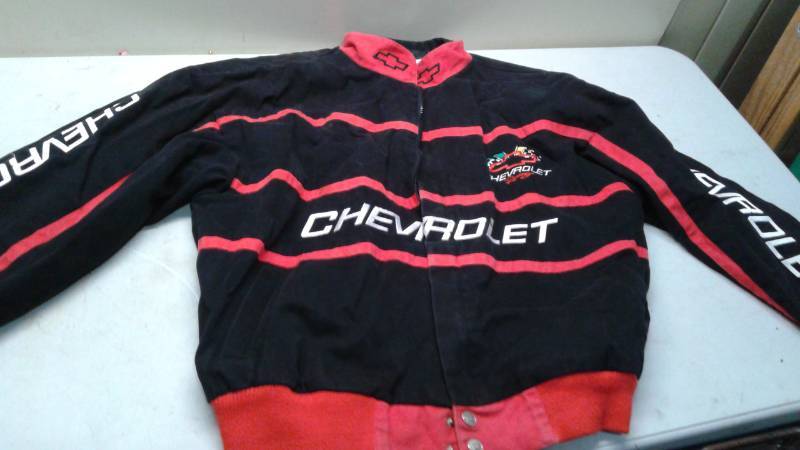 lot 52 image: Chevrolet Racing Champions Jacket, Used, Some Wear, Size XXL
