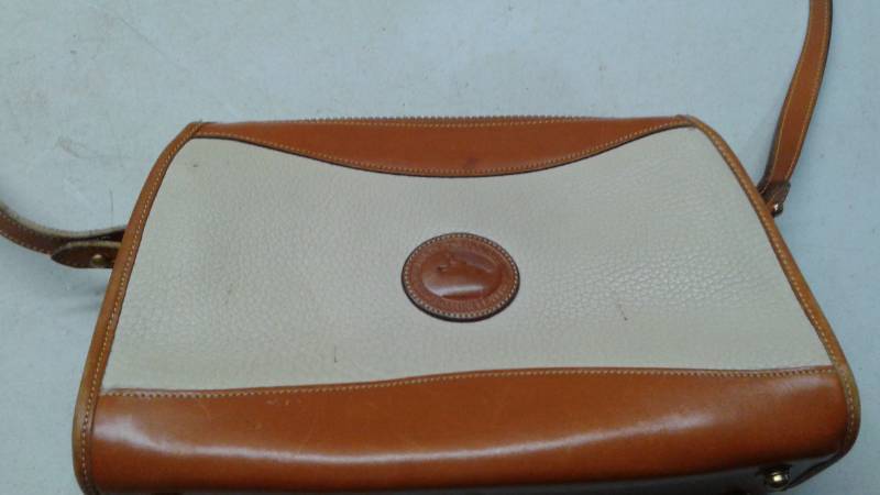 lot 66 image: Dooney Burke Handbag Purse, Used, Some Wear, Marks