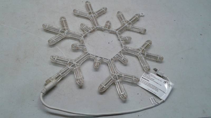 lot 83 image: Christmas Snowflake Light, Unused, Except For Testing