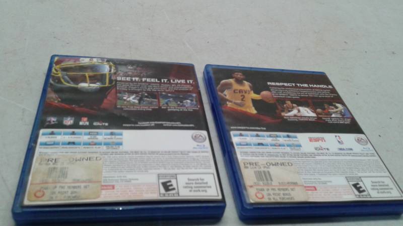 lot 89 image: Pair Of PS4 2014 Sports Video Games