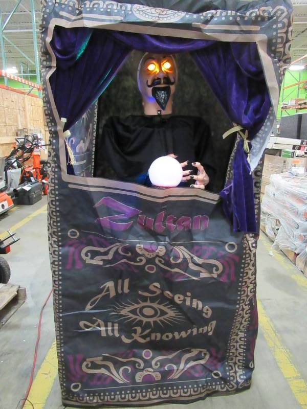 lot 4 image: Holiday Living Animated Fortune Teller in Box