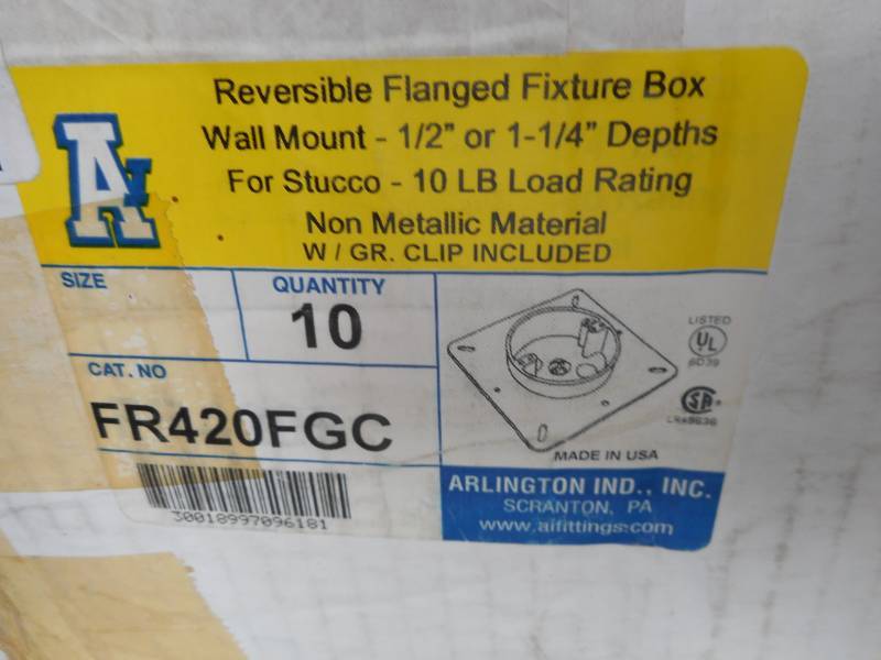 Reverse Flanged Fixture Boxes