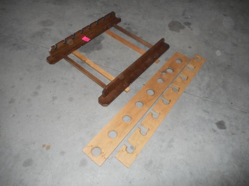 Fishing Pole  Pool Stick Holders