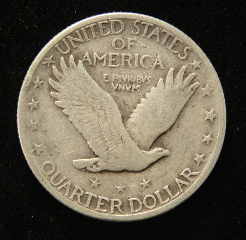 lot 28 image: 1930 STANDING LIBERTY SILVER QUARTER