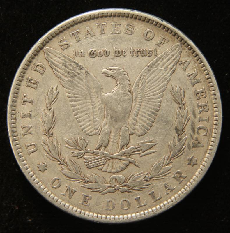 lot 50 image: 1881 MORGAN SILVER DOLLAR (SCRATCHES)
