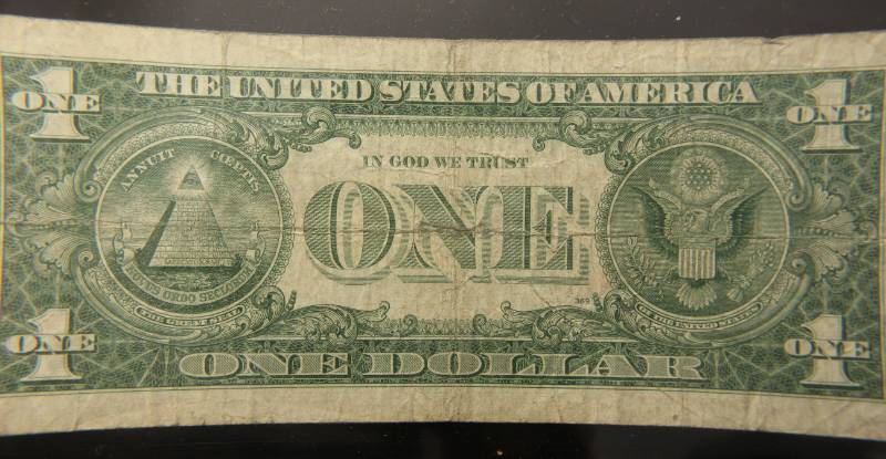 lot 07-A image: 1937-A US $1 BLUE SEAL SILVER CERTIFICATE STAR NOTE
