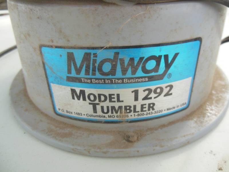 Midway Model 1292 tumbler includes ...