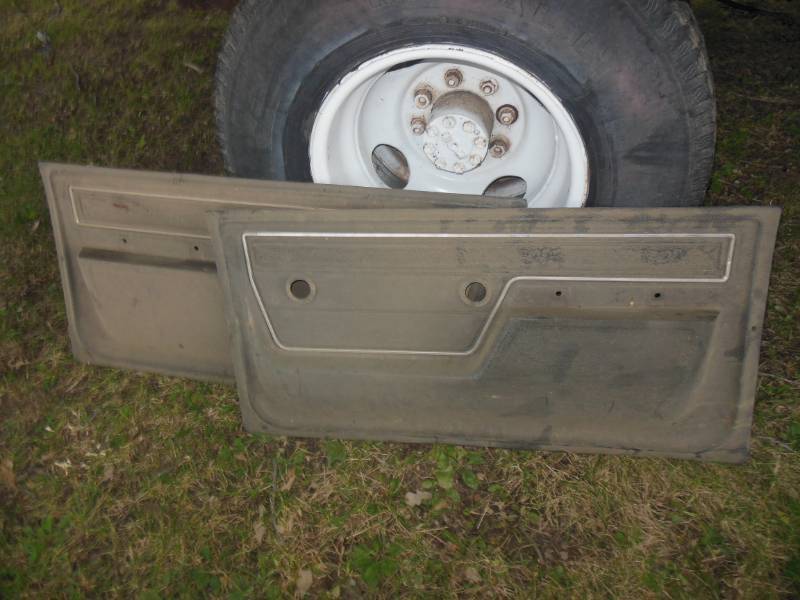 72 Chevy black door panels in good ...