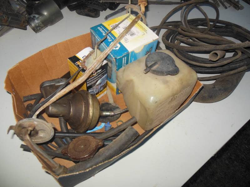 Assorted hoses, gasline, gas tank s...