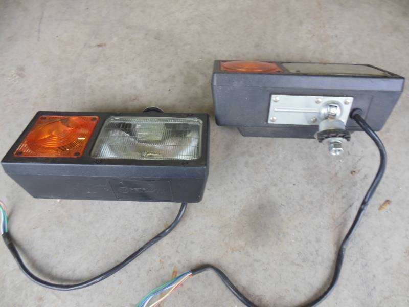 New snow plow lights by Petersen Mf...