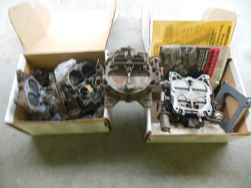 Three Quadrajet GM carburators...