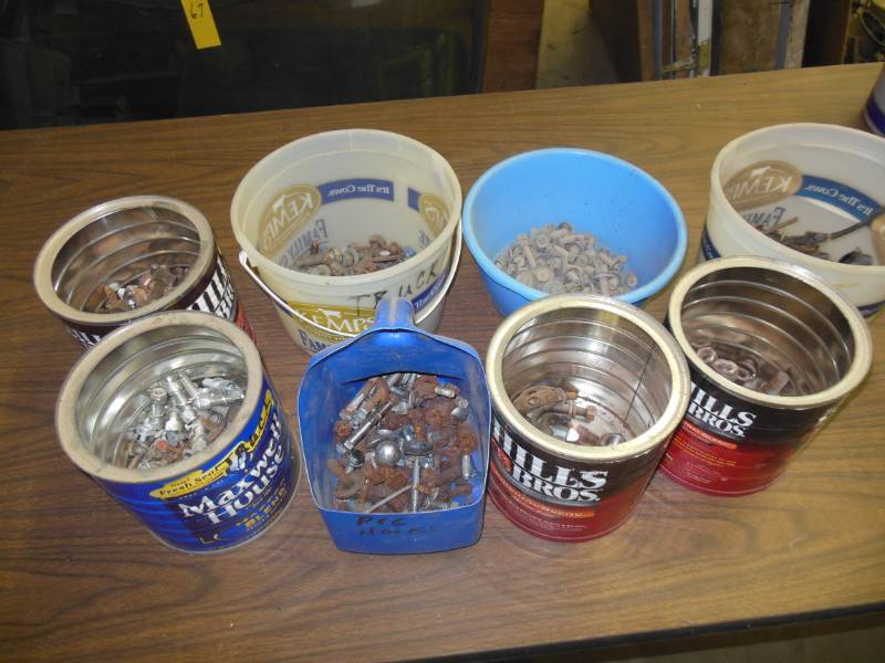 Many, many bolts, screws, etc.  67...