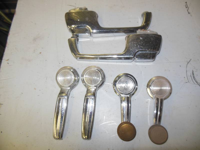 Set of inside and outside door hand...