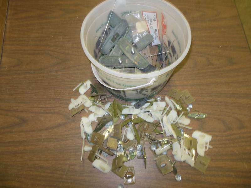 Dozens of clips and retainers for ...