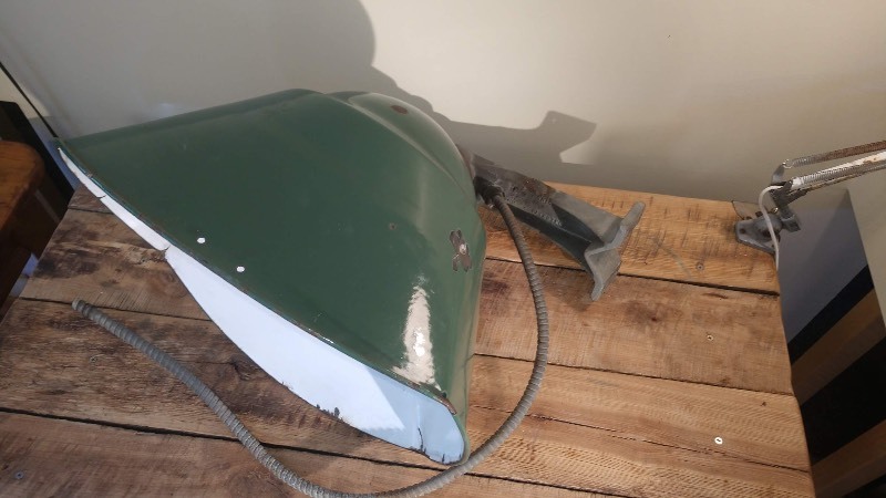 Green Porcelain Enamel Industrial Light