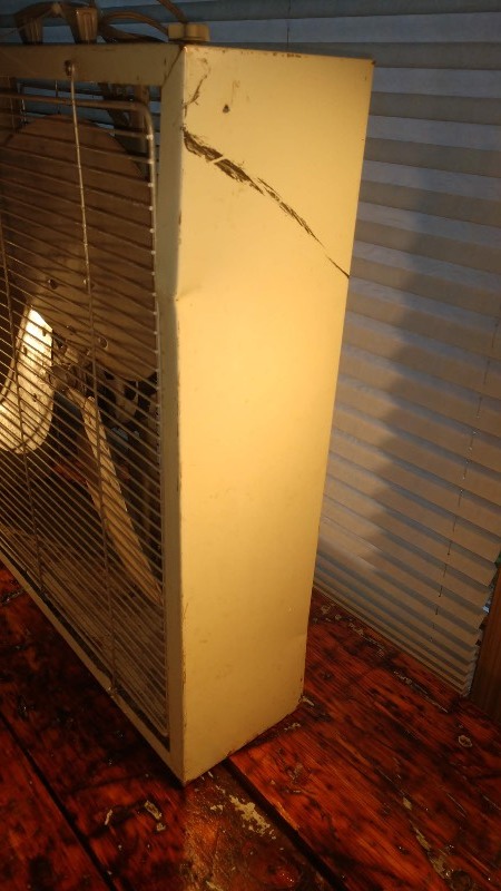 Light Blue Vintage Fan