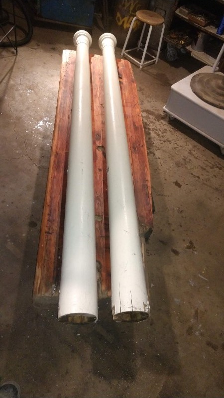 Fluted White Porch Columns (2)