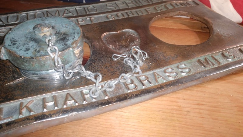 Automatic Sprinkler Fire Dept. Connection Cover, Elkhart Brass Mfg. Co