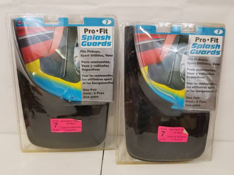lot 37 image: Pro Fit Splash Guards lot of two