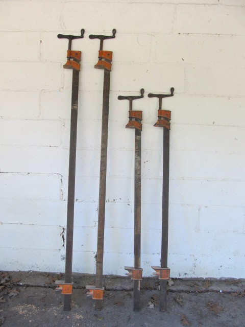 lot 95 image: 4 Jorgensen Sliding Bar Clamps